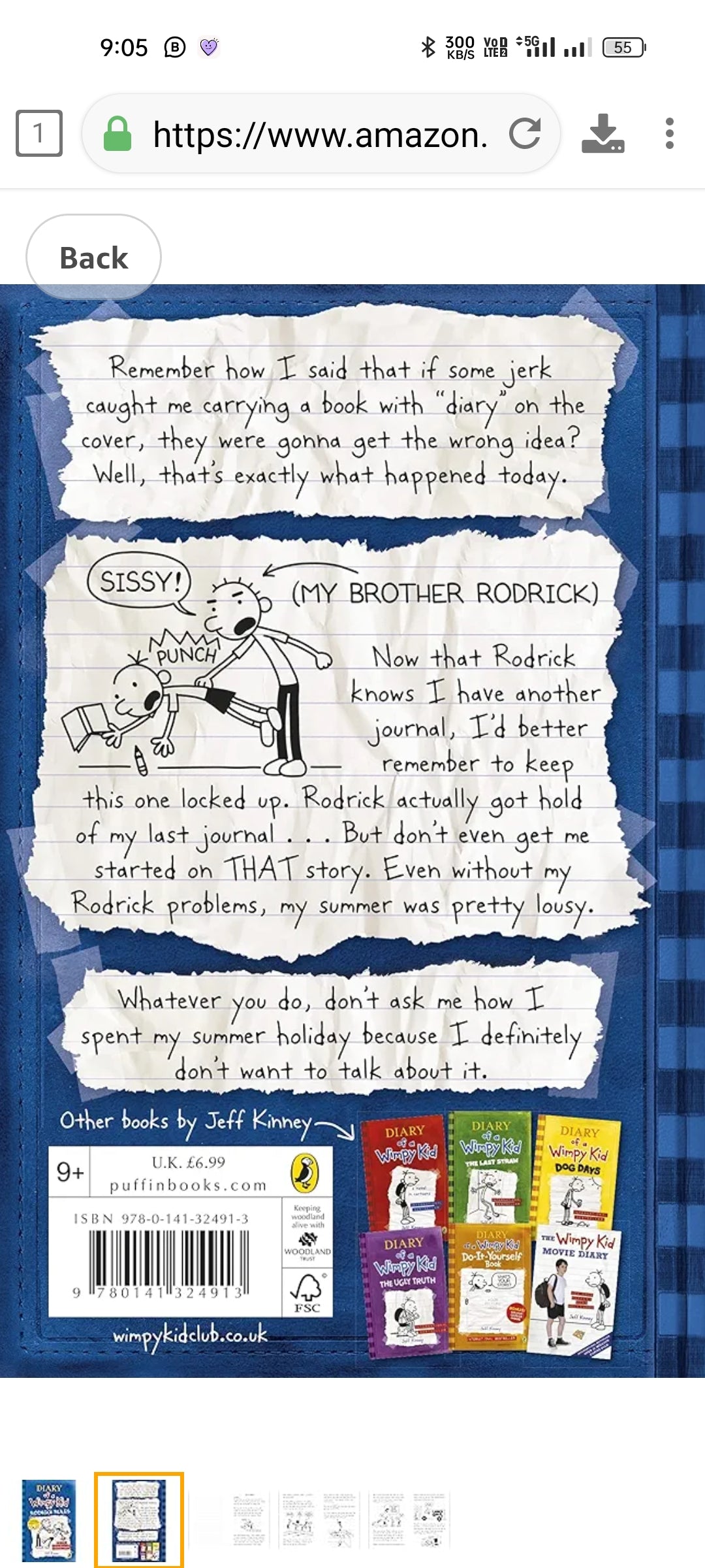 Diary of a Wimpy Kid: Rodrick Rules (Book 2)